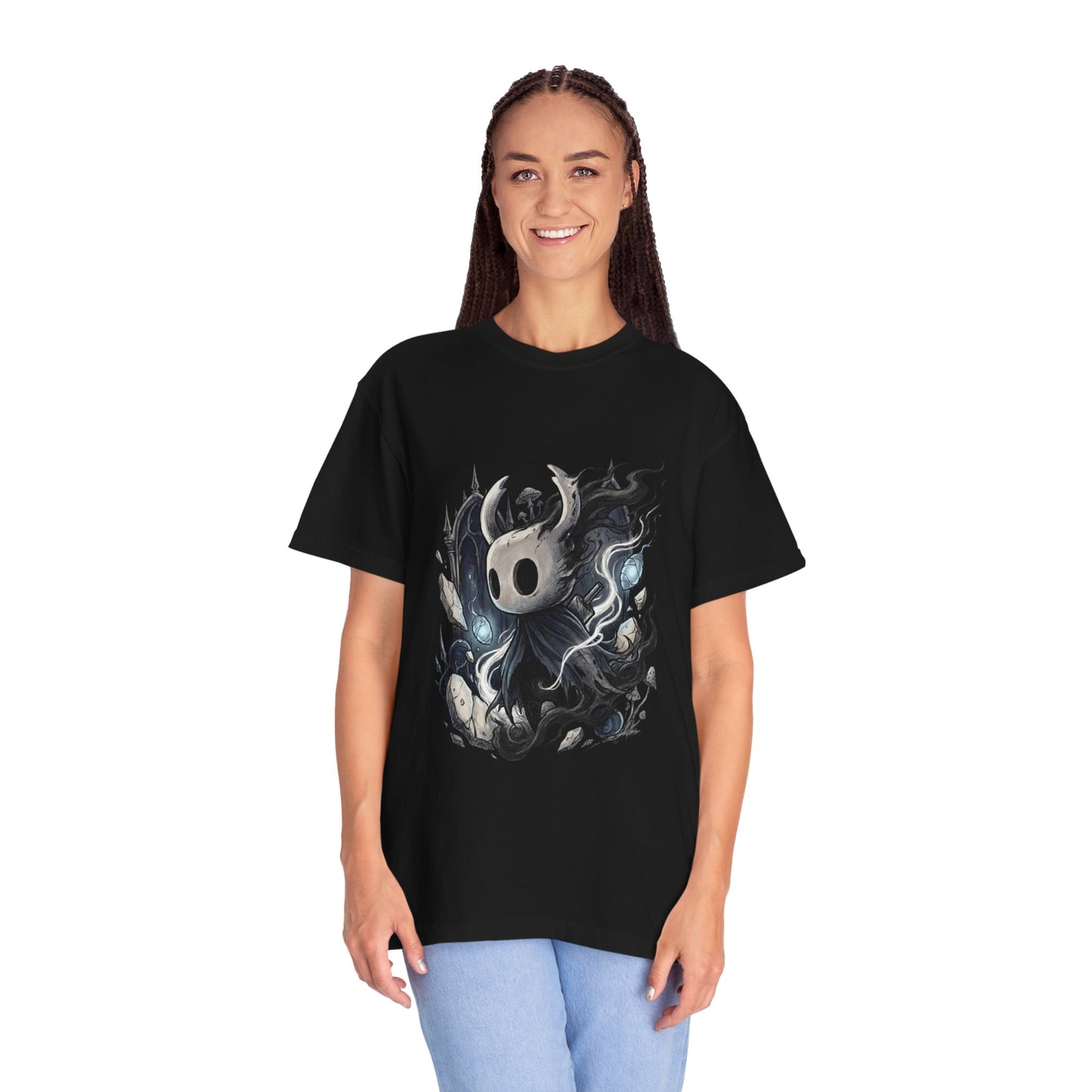 Hollow Knight Ghost The Knight Silent Wanderer Art Premium T-Shirt