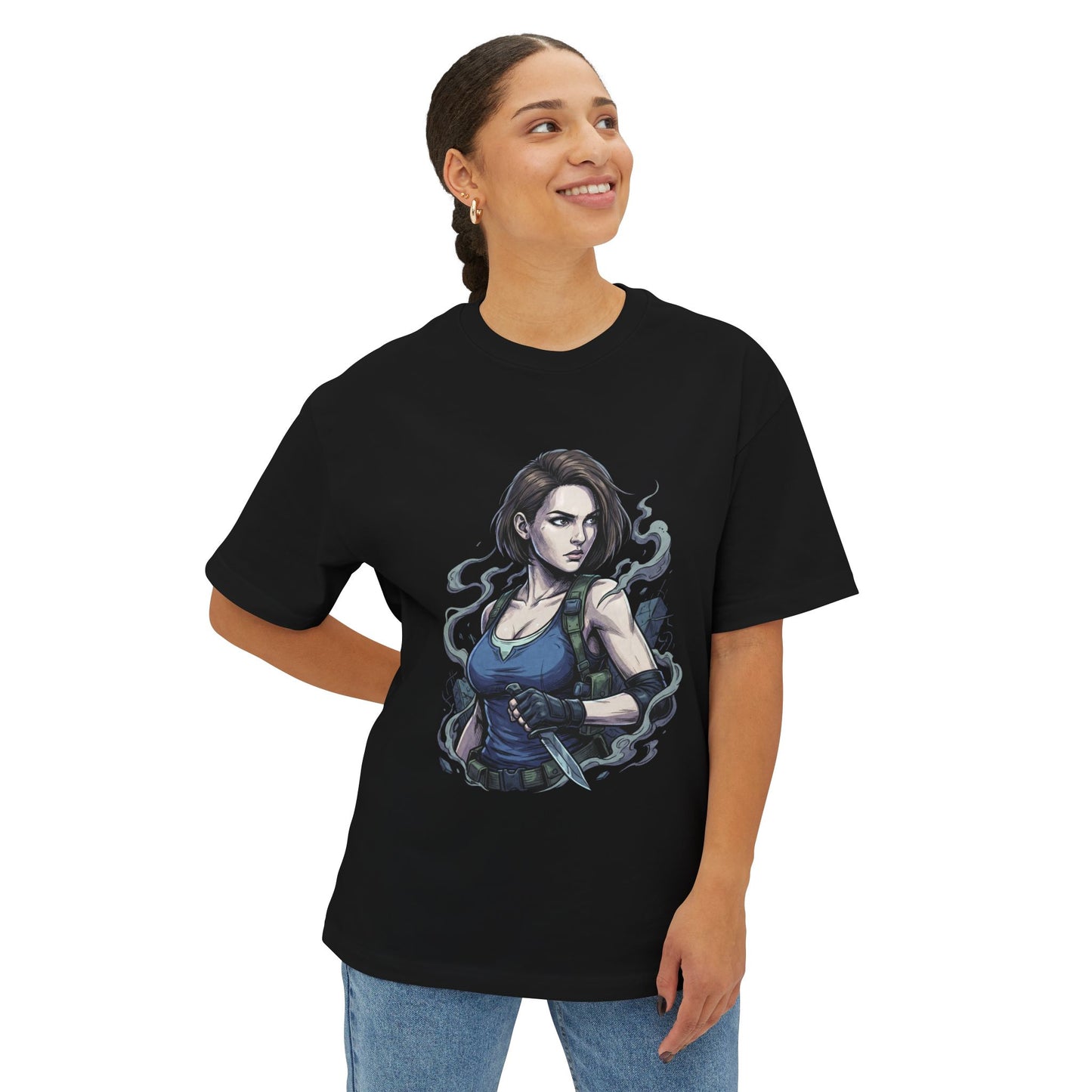 Resident Evil Jill Valentine T-Shirt | STARS Uniform Master of Unlocking Tee Premium Oversized Unisex T-Shirt