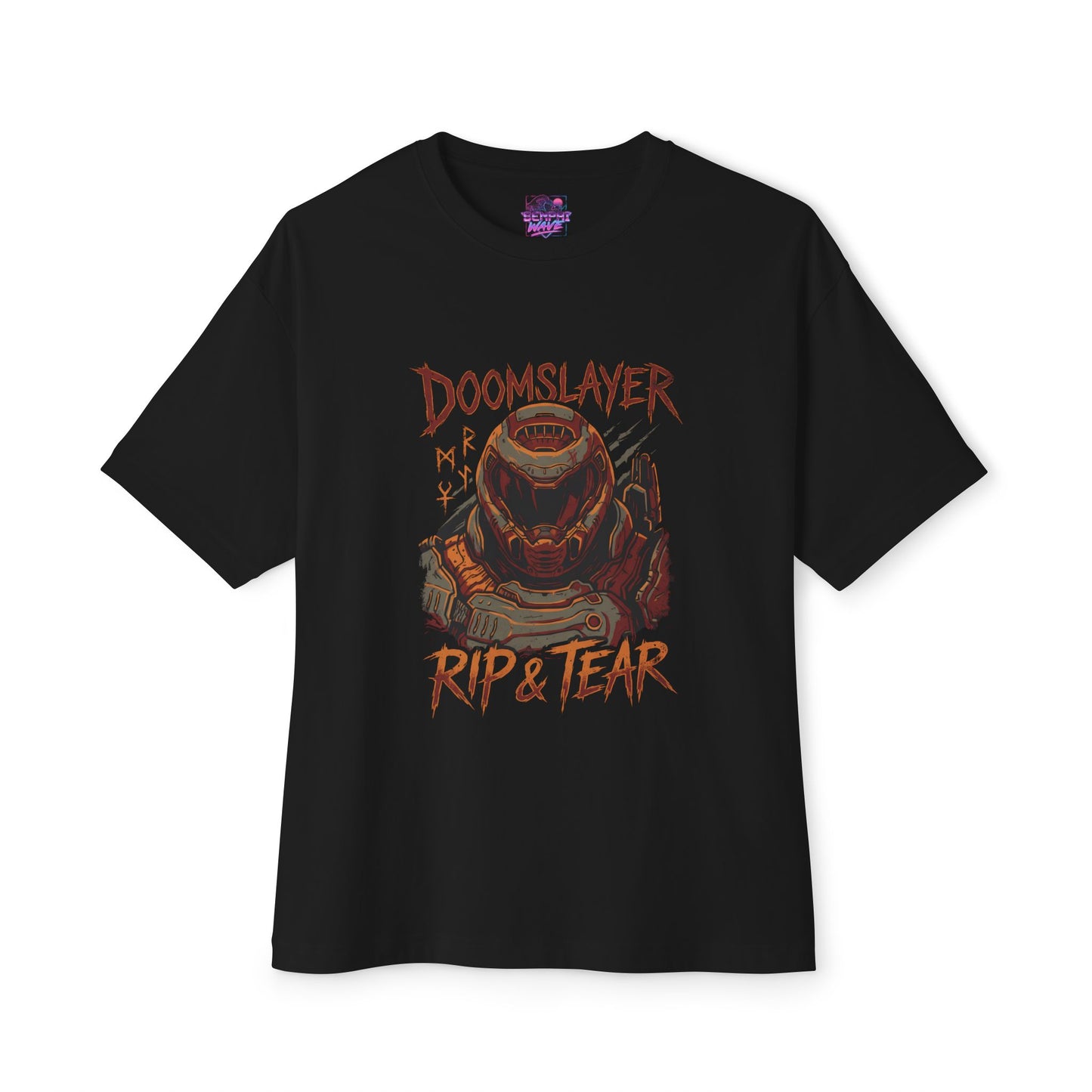 Doom Doomslayer: Eternal Slayer of Hell Premium Oversized Unisex T-Shirt