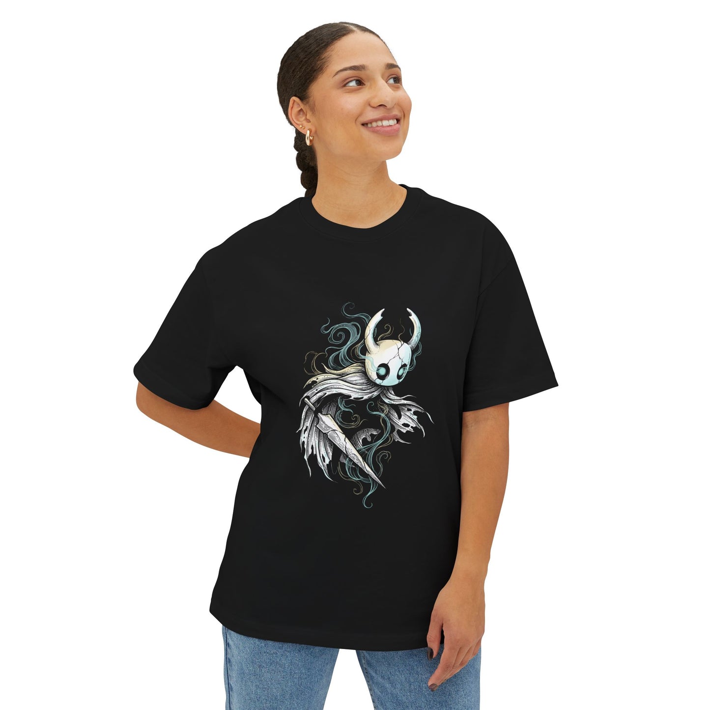 Hollow Knight Knight Gaming Graphic Tee Premium Oversized Unisex T-Shirt