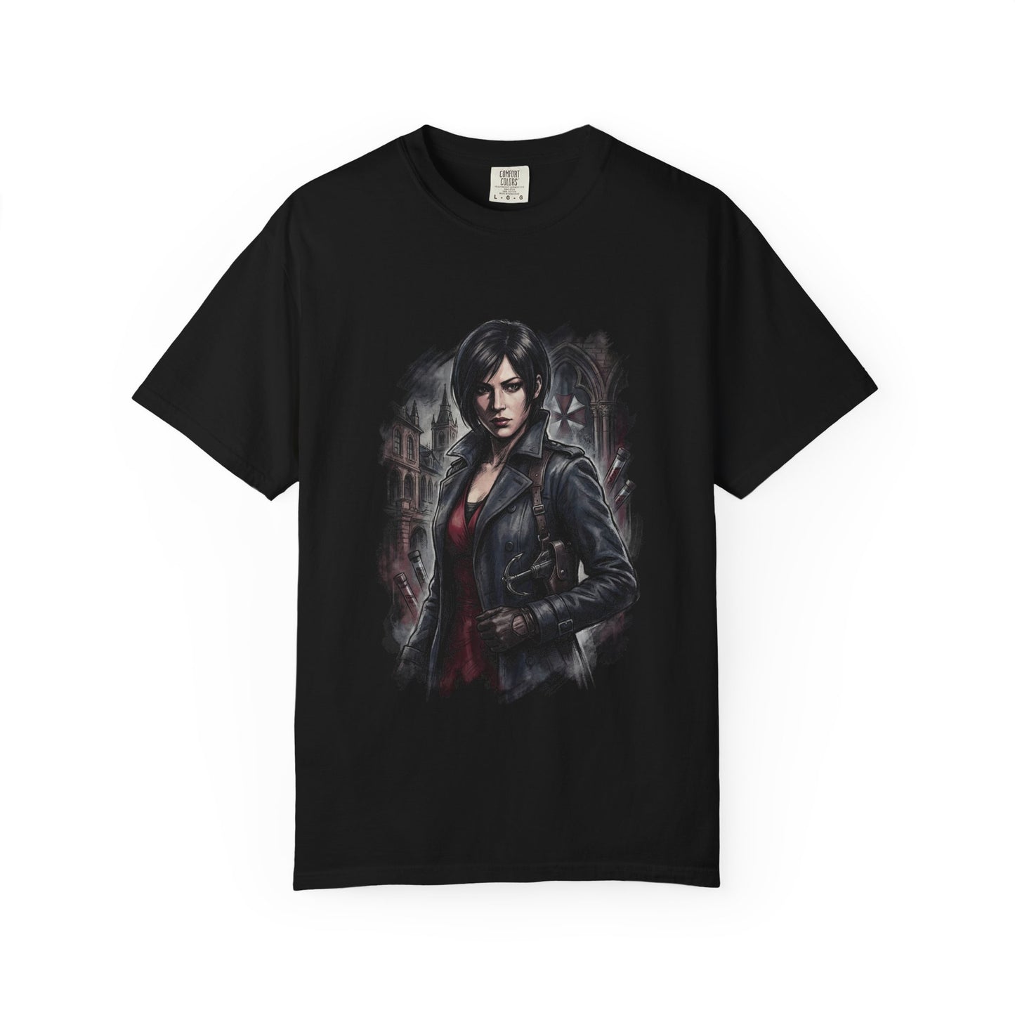Resident Evil Ada Wong Grunge Horror Design Premium T-Shirt