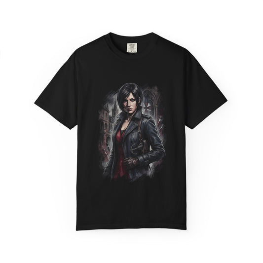 Resident Evil Ada Wong Grunge Horror Design Premium T-Shirt