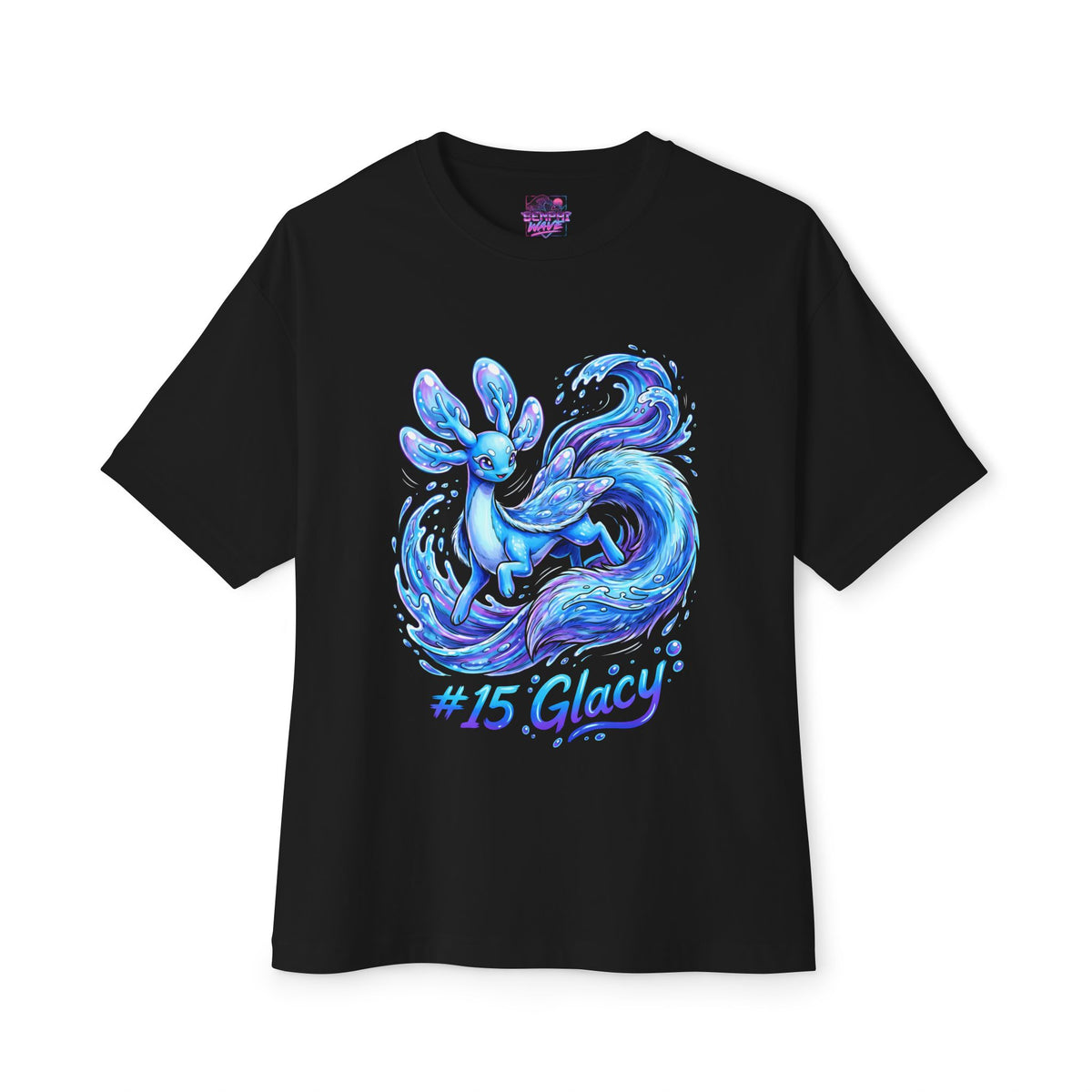 Glacy Aniimo Elemental Burst Creature Art - Oversized Premium Tee