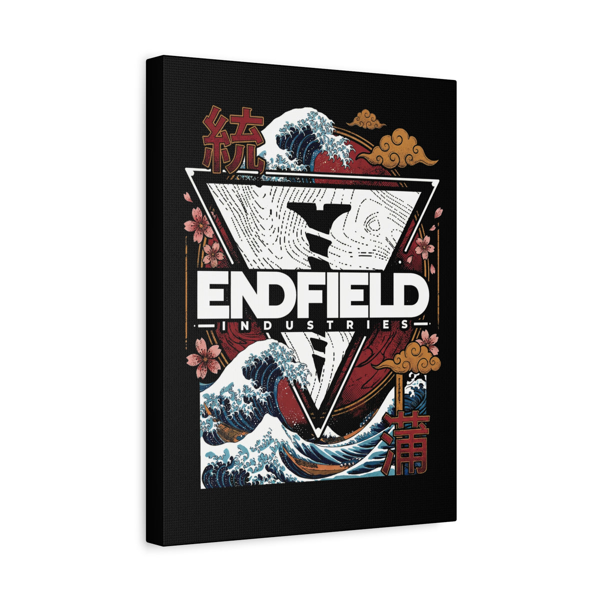 Arknights Endfield Industries Great Wave Crest Canvas Print