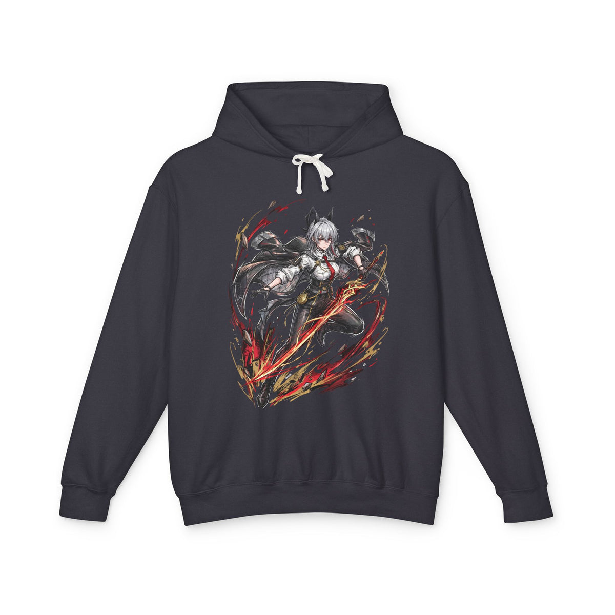 Wuthering Waves Zani Red Flame Strike Fan Art Hoodie