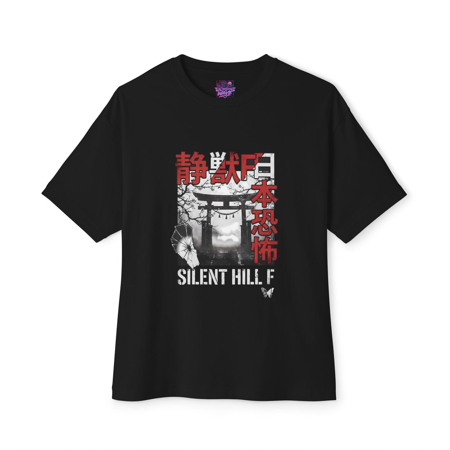 Retro Silent Hill f – NeoBards Konami Horror Masterpiece Premium Oversized Unisex T-Shirt