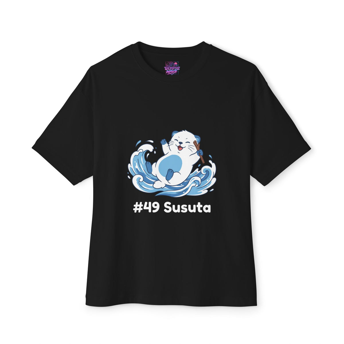 Susuta Aniimo Minimalist Creature Art - Oversized Premium Tee