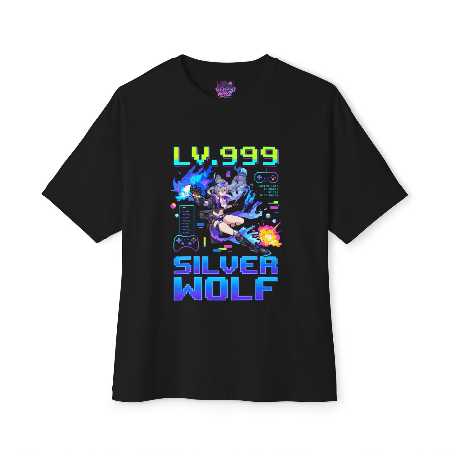 HSR Silver Wolf Overclocked: Level 999 Premium Oversized Unisex T-Shirt