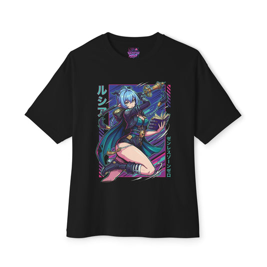 Zenless Zone Zero Lucia Elowen Vaporwave Prosthetic Premium Oversized Unisex T-Shirt