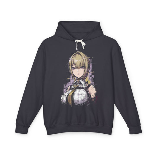 Evelyn Chevalier ZZZ Red Burning Tethers Portrait Unisex Premium Hoodie
