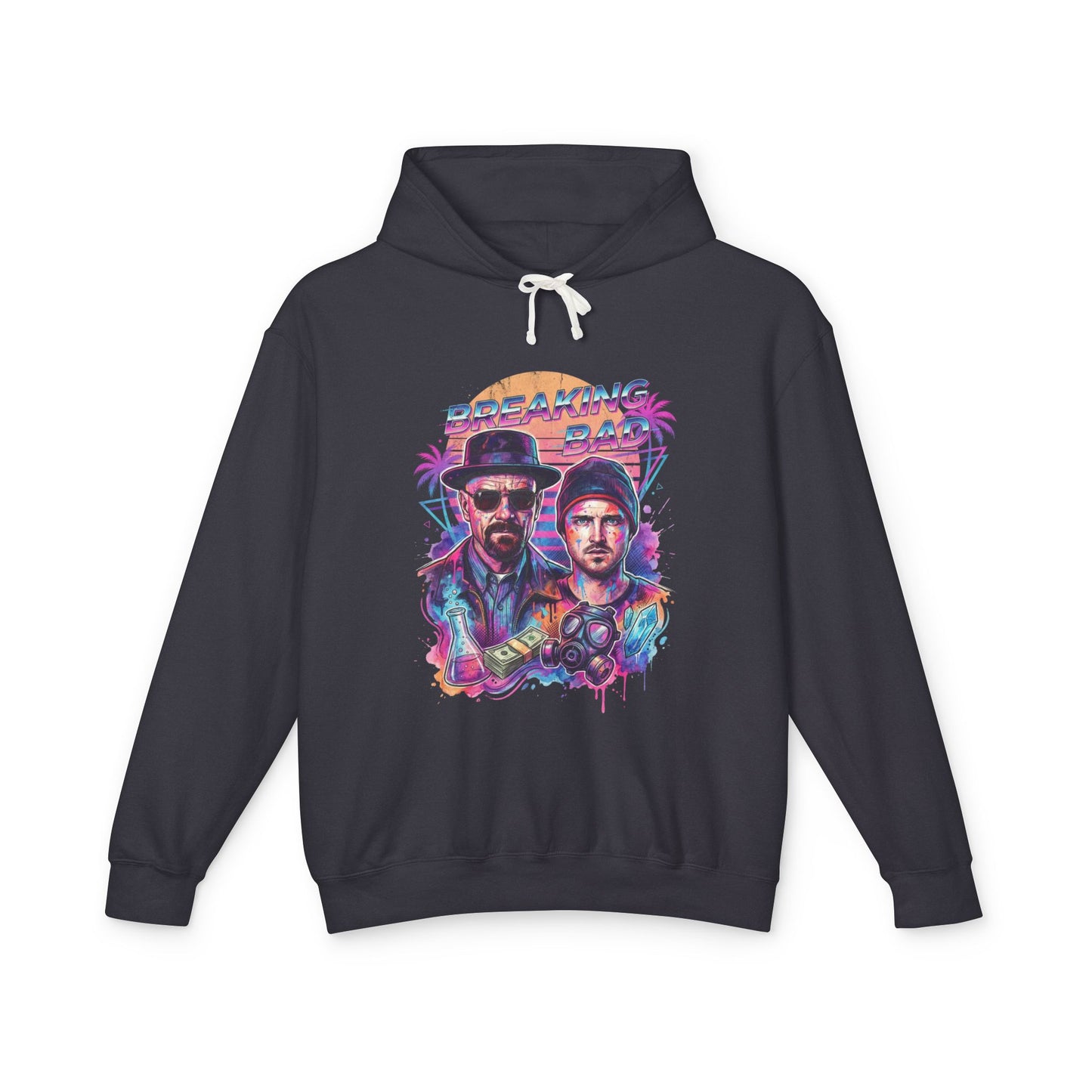 Walter White Jesse Pinkman Breaking Bad Iconic Heisenberg Portrait Unisex Premium Hoodie