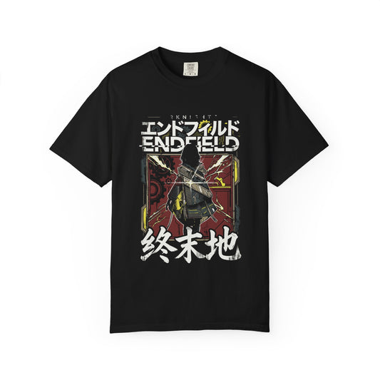 Endfield Arknights Factory Must Grow Meme Retro Pixel Factory Builder Automation Grind Premium T-Shirt