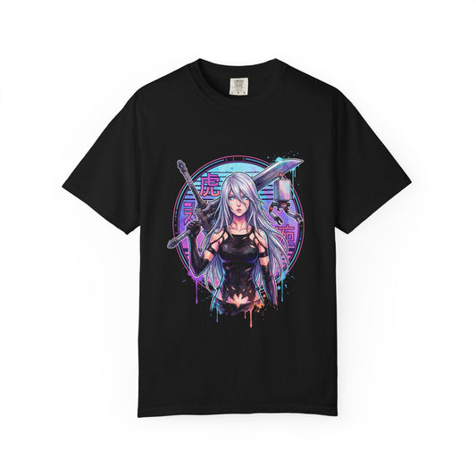 A2 NieR Automata Cold Blue Eyes Beauty Mark Icon Premium T-Shirt