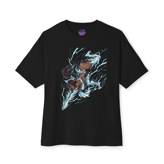 Yoruichi Shihouin Bleach Black Cat Form Demon Cat Icon Aesthetic Premium Oversized Unisex T-Shirt