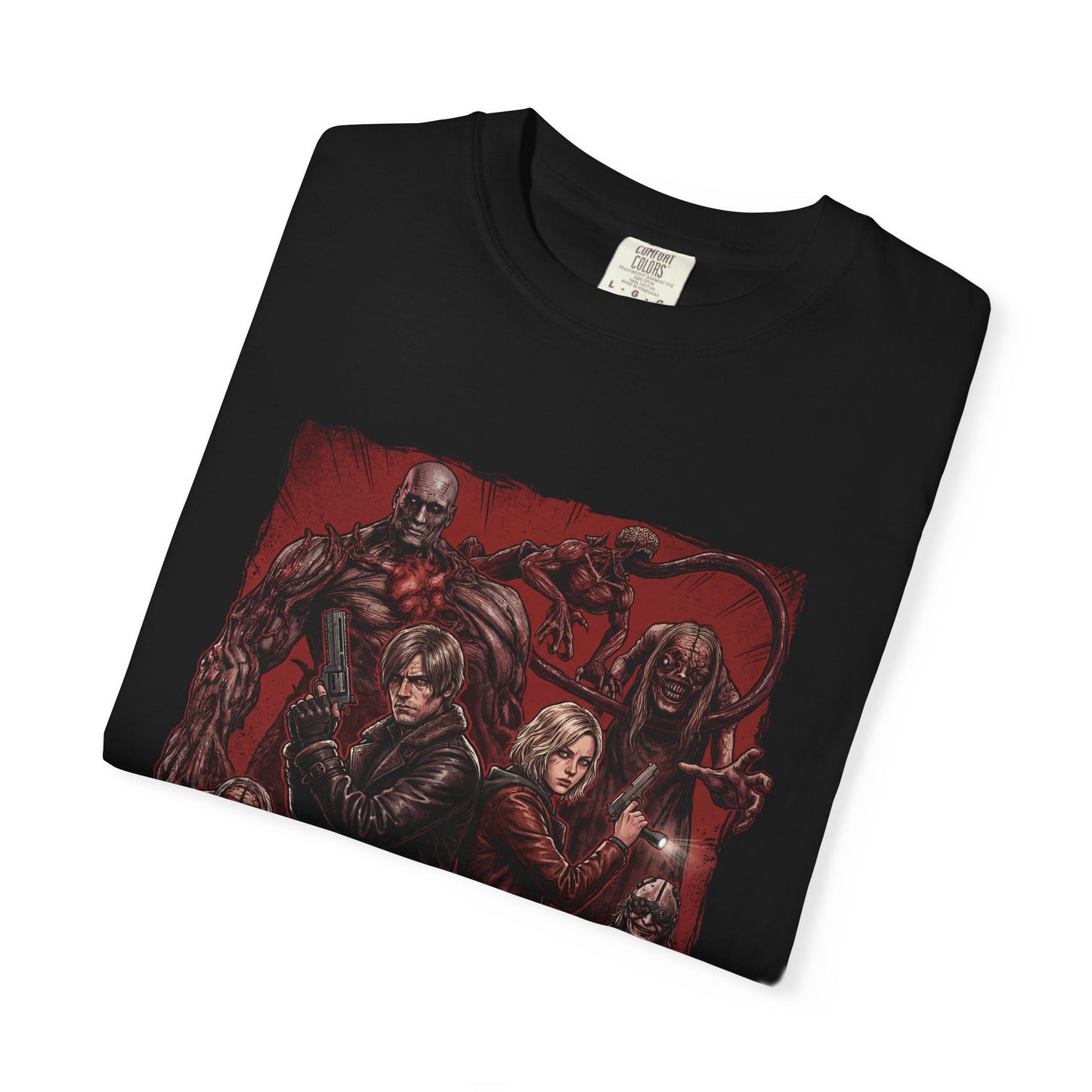 Resident Evil 9 Grace Ashcroft Leon Kennedy Plant 43 Super Tyrant Art Premium T-Shirt