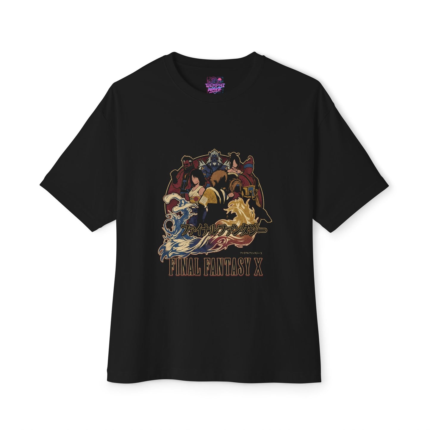 Final Fantasy X Tidus Yuna – Spira Eternal Calm Art Premium Oversized Unisex T-Shirt