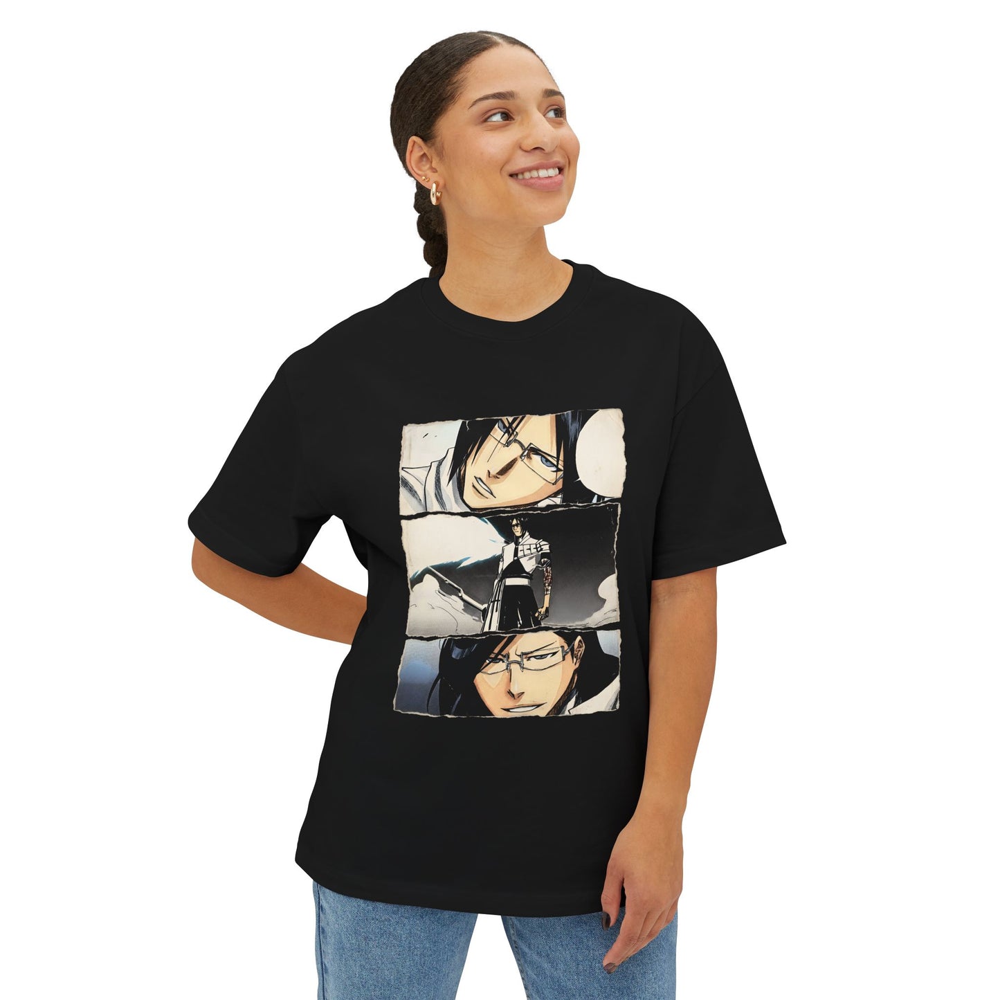 Uryu Ishida Bleach Dynamic Anime Character Tee - Oversized Premium Tee
