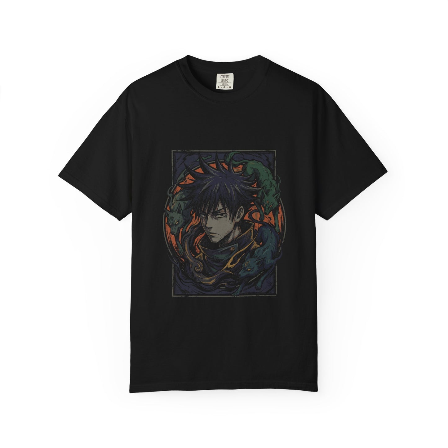 Jujutsu Kaisen Megumi Fushiguro Divine Dog Totality Design Premium T-Shirt
