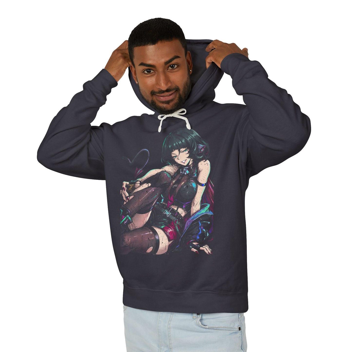 Jane Doe ZZZ Fanged Metal Build Unisex Premium Hoodie