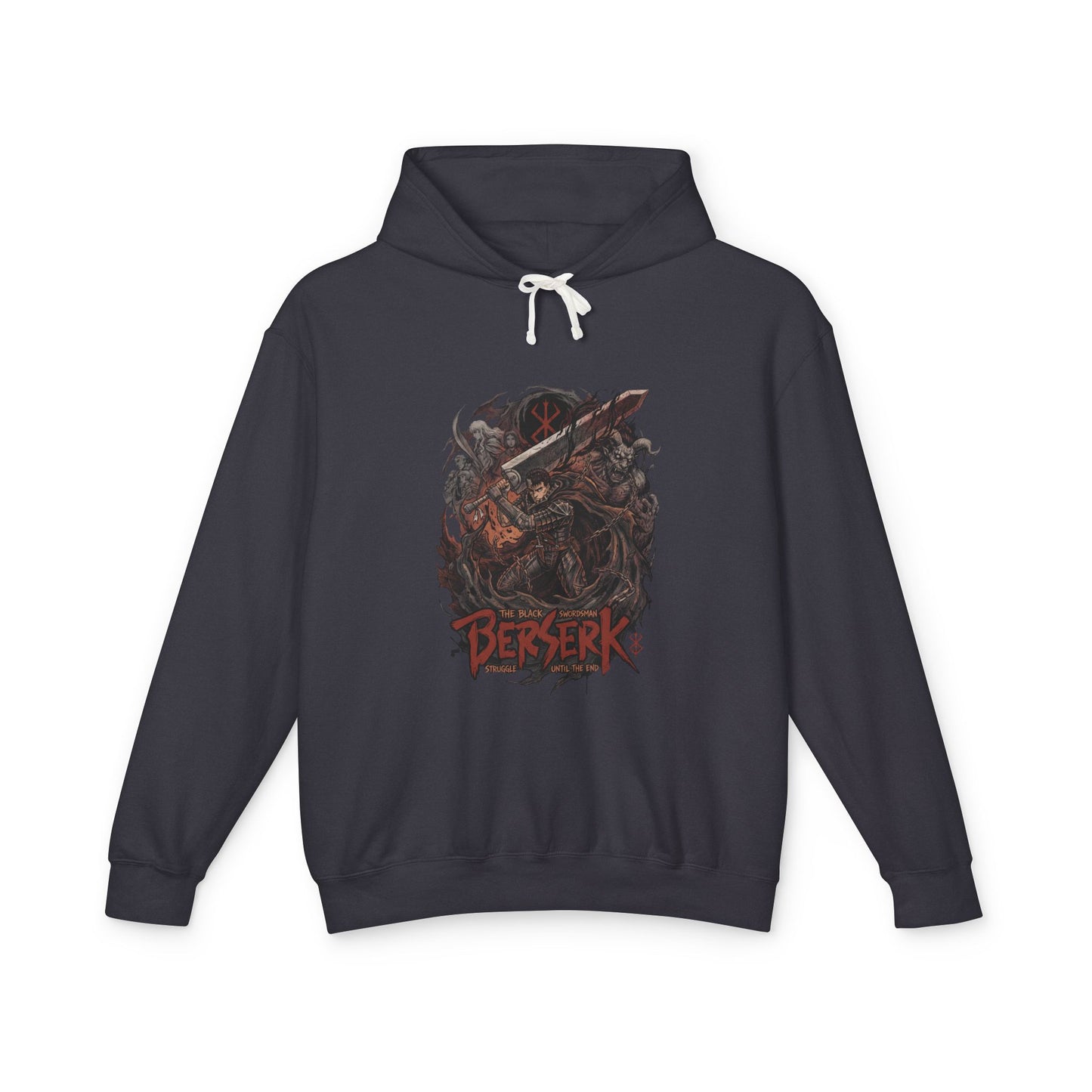 Berserk Guts Dragonslayer Rage Warrior Design Unisex Premium Hoodie