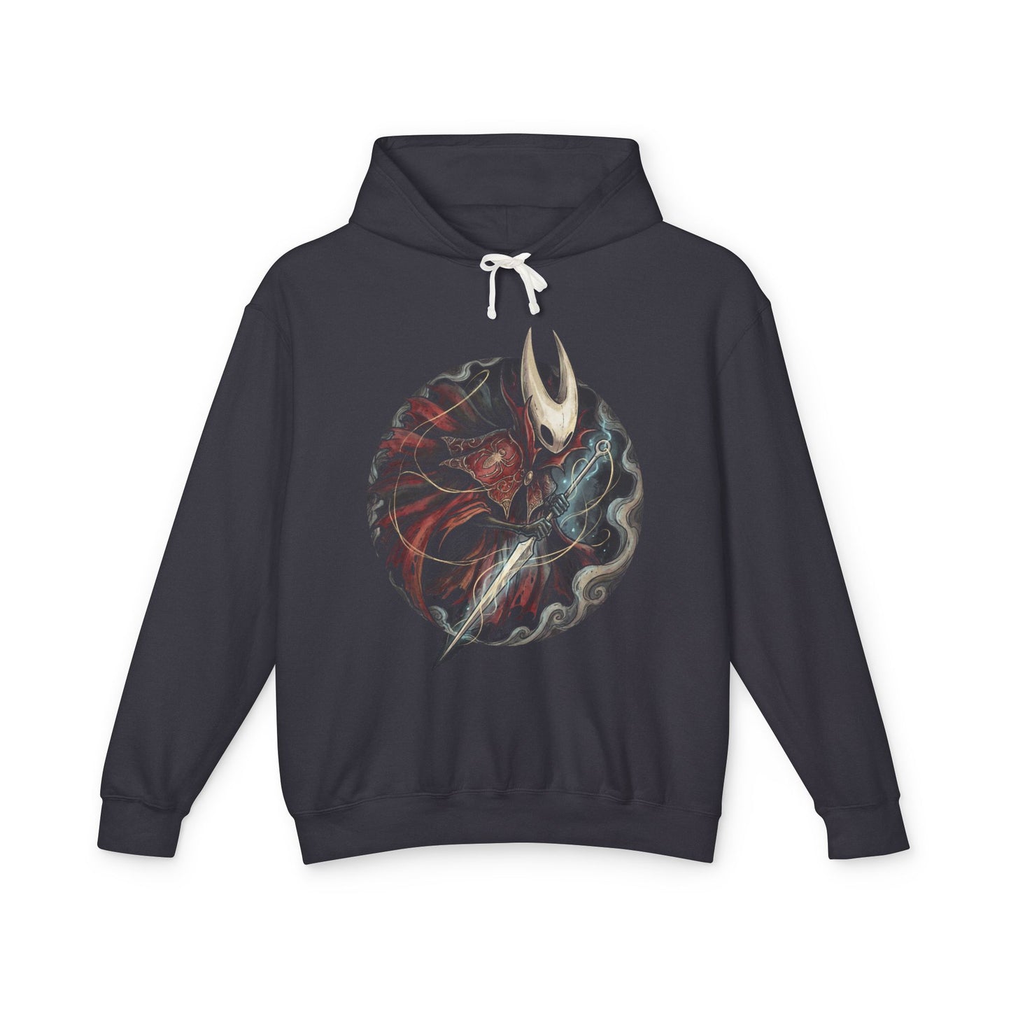 Hornet Silksong Red Cape Acrobatic Combat Icon Unisex Premium Hoodie