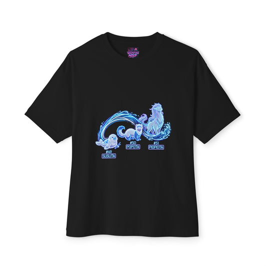 Susuta Popota Piopiota Aniimo Evolution Line Neon Glow - Oversized Premium Tee