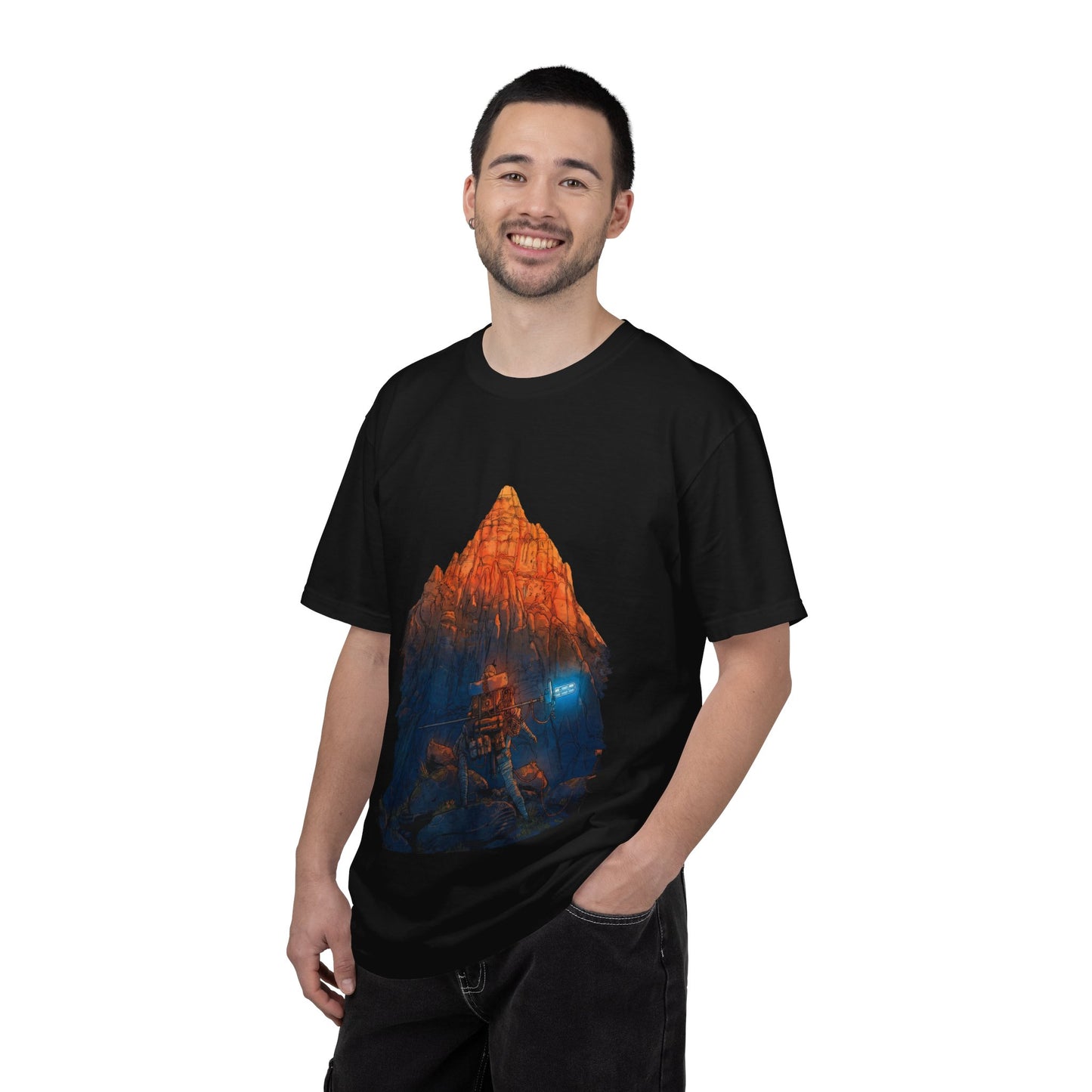 Cairn Survival Climber Fan Design – Pitons Rope Mountain Tension Vibes Premium T-Shirt