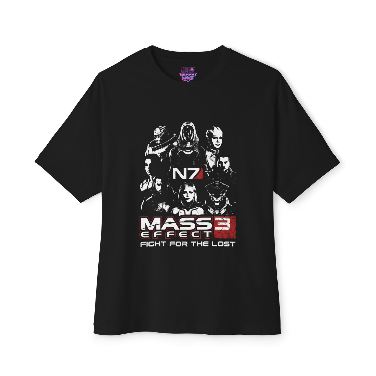 Legendary Commander Shepard Mass Effect Galaxy's Greatest Hero Premium Oversized Unisex T-Shirt