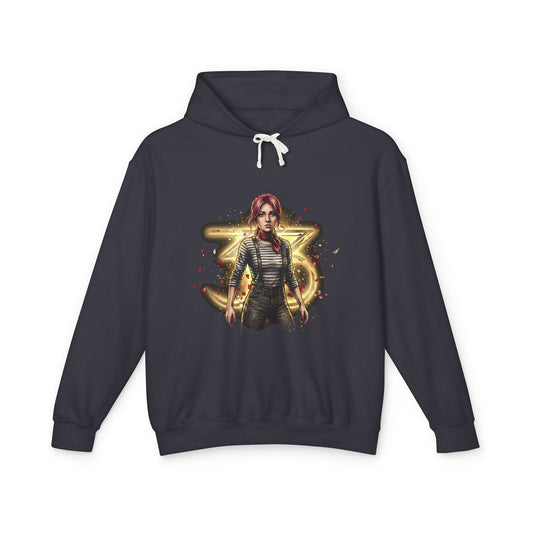 Maelle Clair Obscur Swordswoman – Self-Discovery Journey Fan Illustration Unisex Premium Hoodie