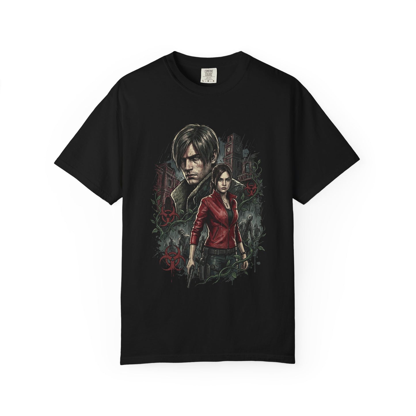 Leon Claire Kennedy Resident Evil Requiem DSO Agent Hatchet Icon Premium T-Shirt