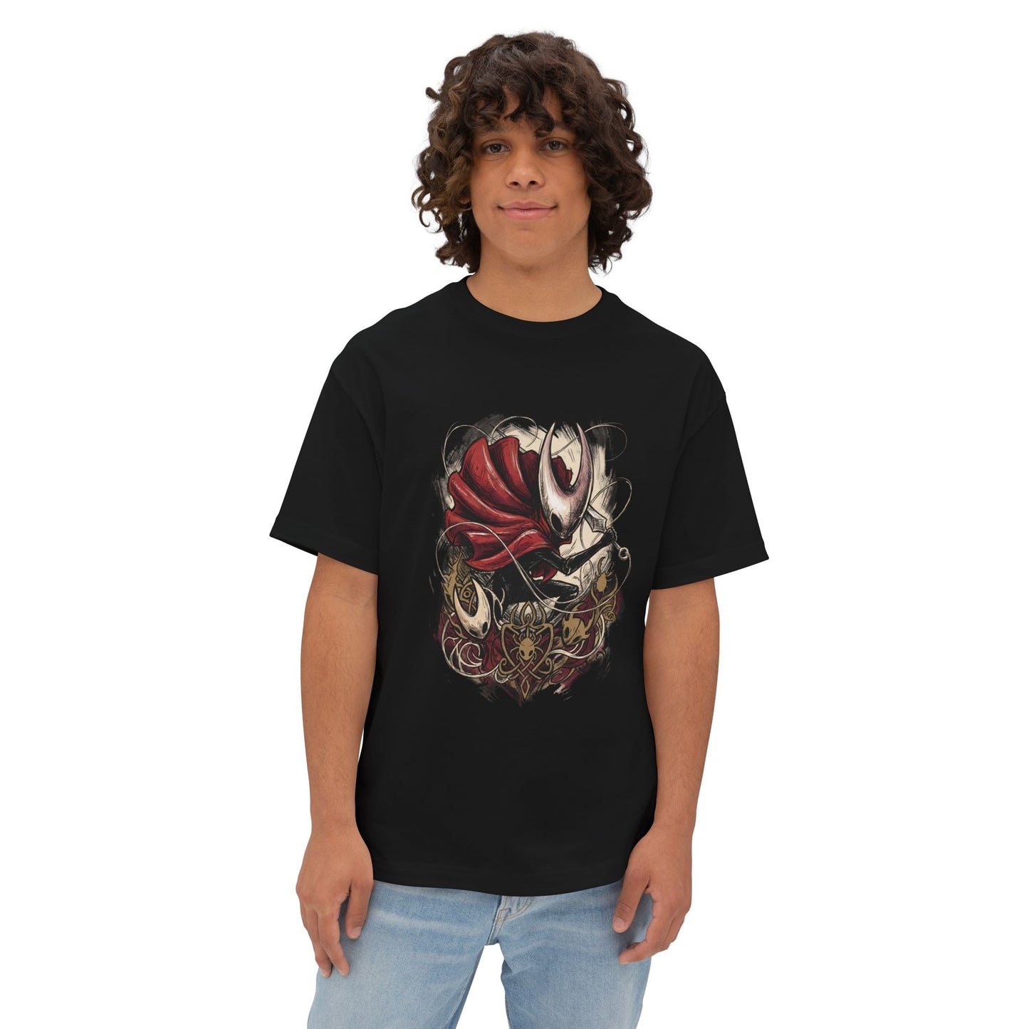 Stylish Hollow Knight Silksong Hornet T-Shirt | Needle Princess Pharloom Warrior Tee Premium Oversized Unisex T-Shirt