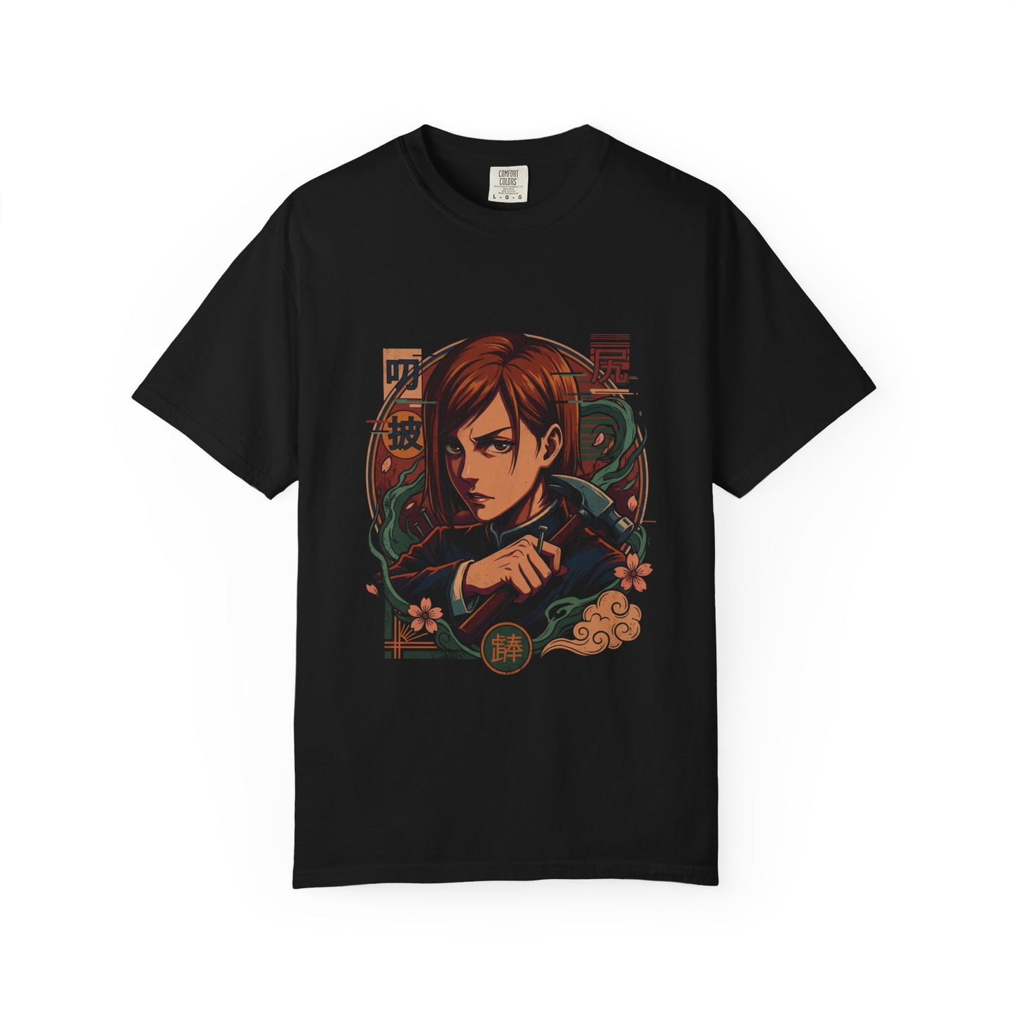 Jujutsu Kaisen Nobara Kugisaki Nail Hammer Technique Design Premium T-Shirt