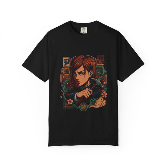 Jujutsu Kaisen Nobara Kugisaki Nail Hammer Technique Design Premium T-Shirt