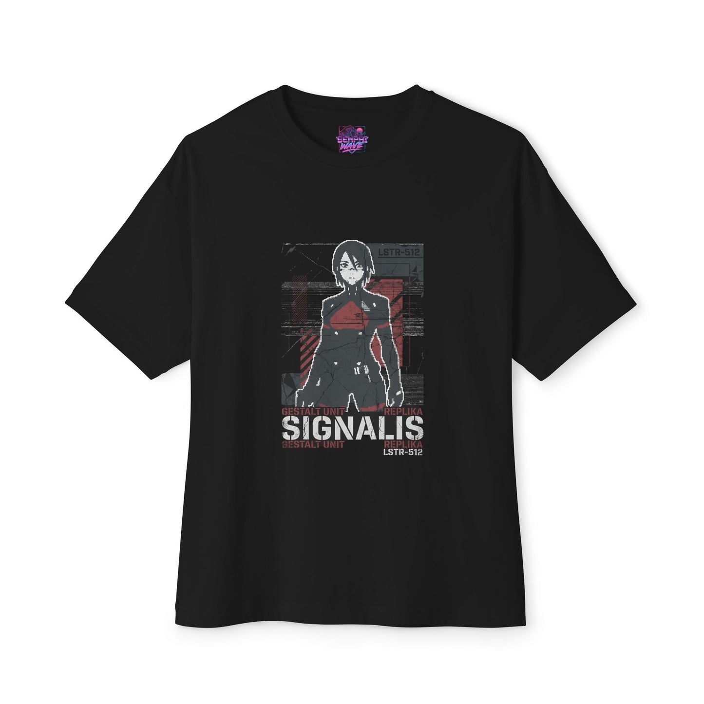 Signalis Lost Dreams Partner Search Cosmic Mystery Icon Premium Oversized Unisex T-Shirt