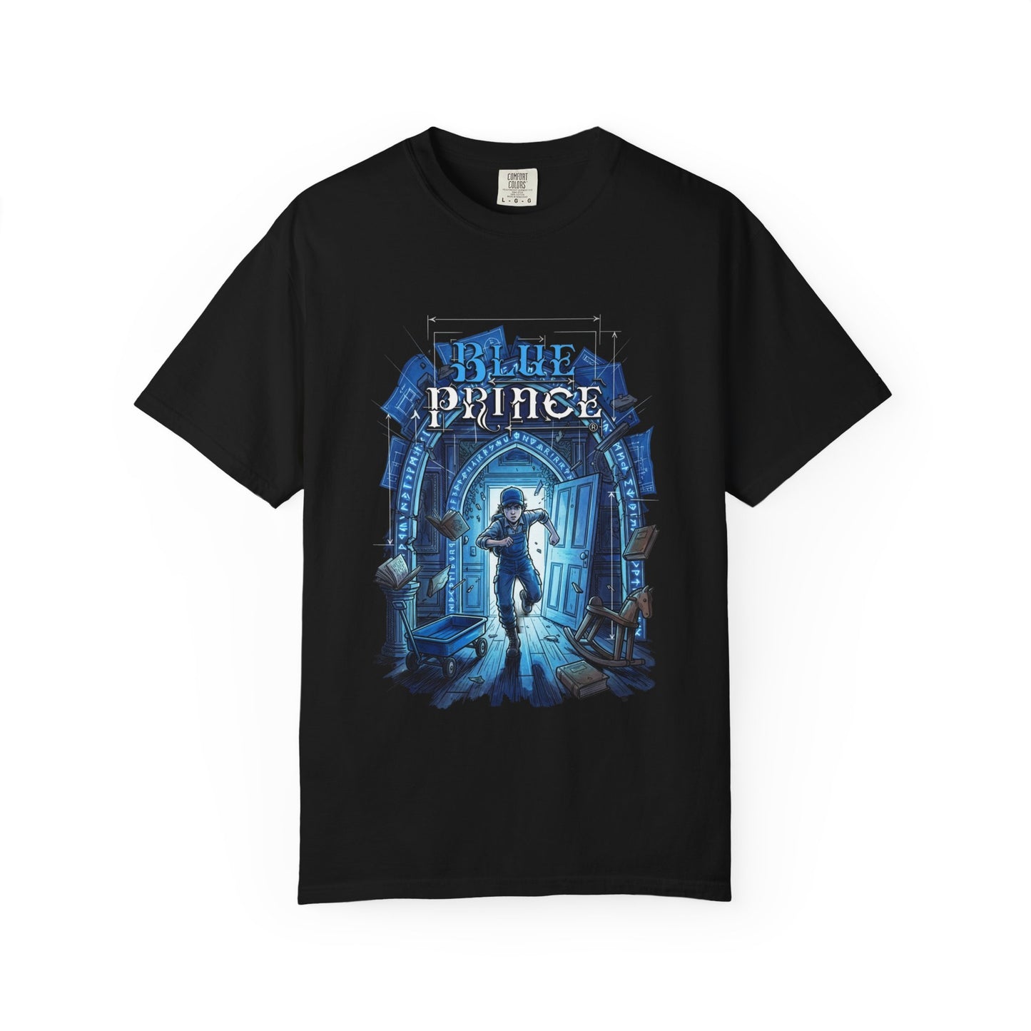 Blue Prince Mt Holly Manor Puzzle Game Fan Art Premium T-Shirt