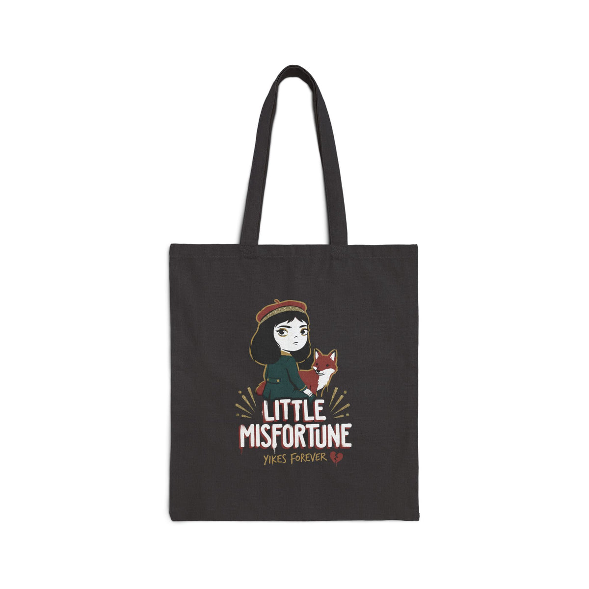 Little Misfortune Fox Friend Logo Tote Bag