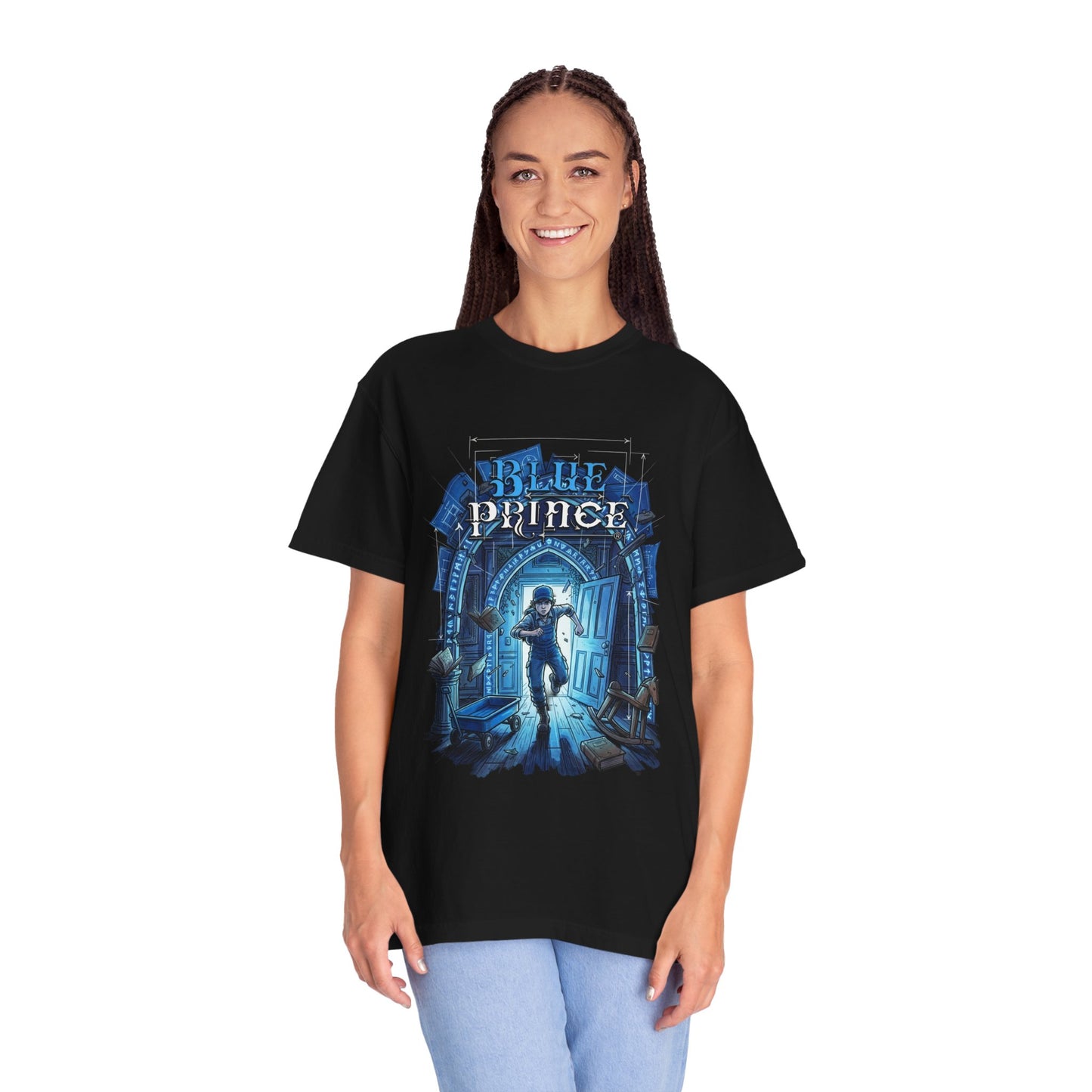 Blue Prince Game Mt Holly Shifting Rooms Puzzle Design Premium T-Shirt