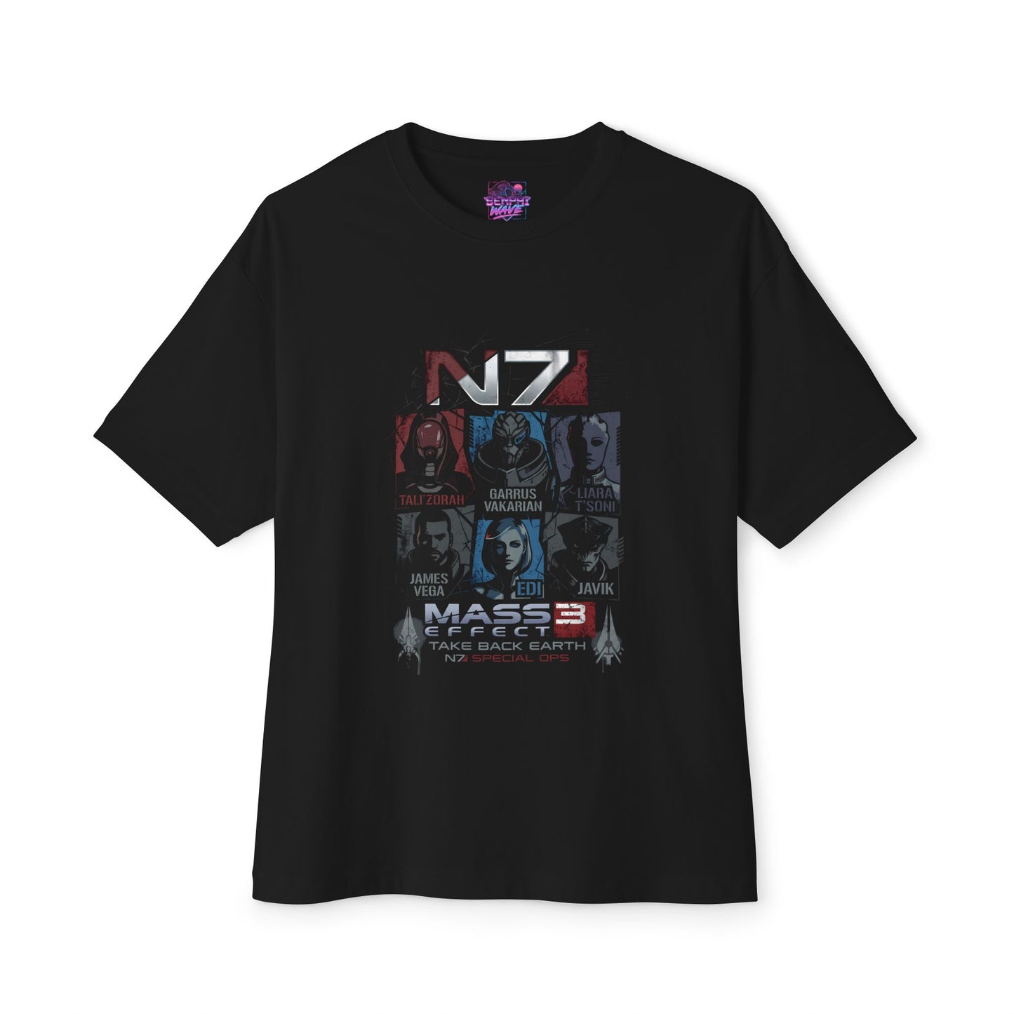 Commander Shepard Ultimate Sacrifice for Galactic Peace Premium Oversized Unisex T-Shirt