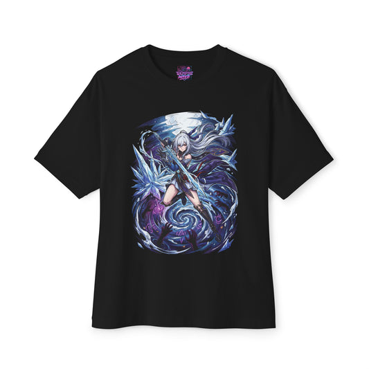 Jingliu HSR: Pale Skin Magenta Eyes Swordmaster Premium Oversized Unisex T-Shirt