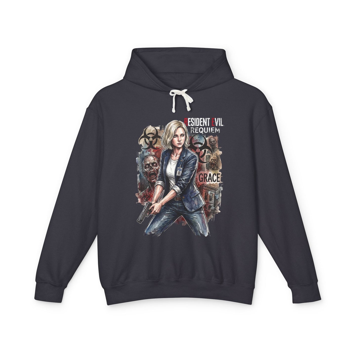 Resident Evil Requiem Grace Ashcroft Unisex Premium Hoodie