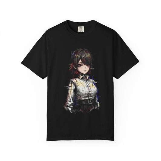 Ellen Joe ZZZ Sharp Scissors Ice Burst Portrait Premium T-Shirt