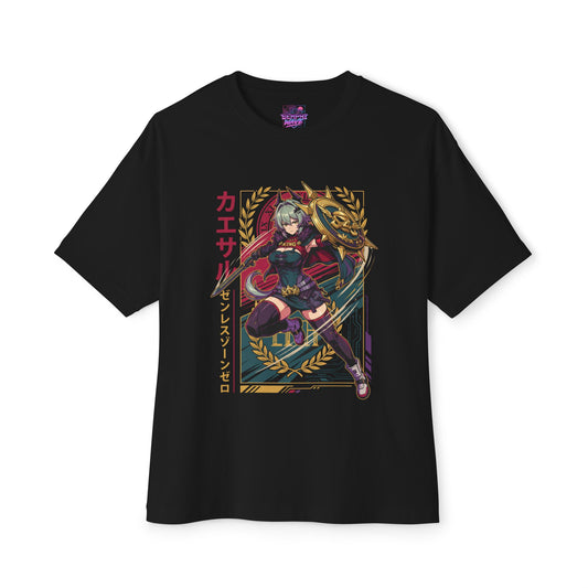Zenless Zone Zero Caesar King Synthwave 80s Aesthetic Premium Oversized Unisex T-Shirt