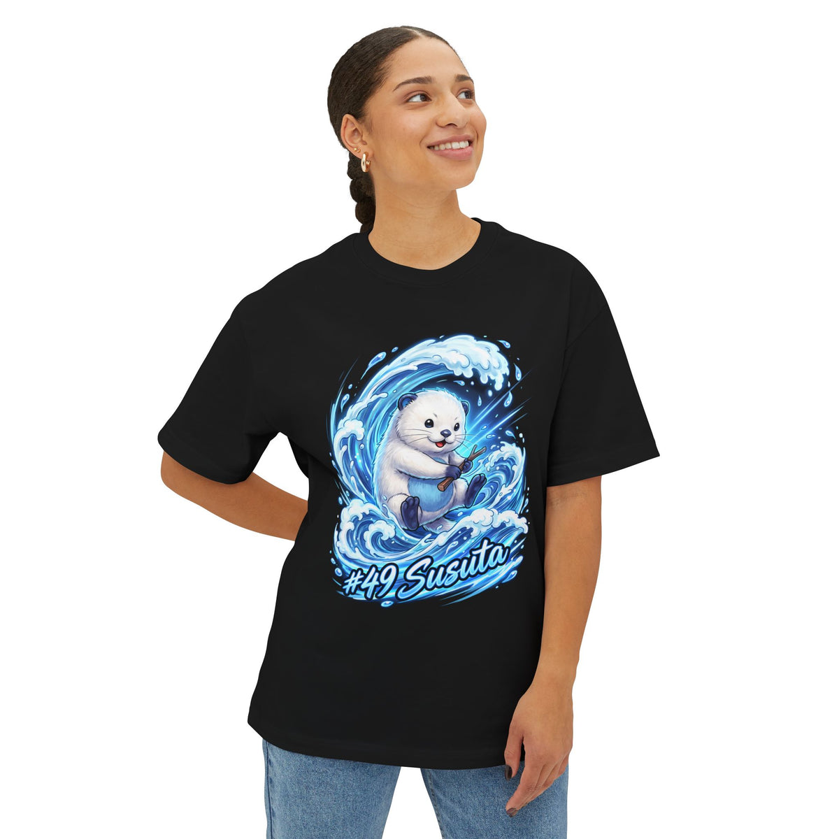 Susuta Aniimo Elemental Burst Creature Art - Oversized Premium Tee