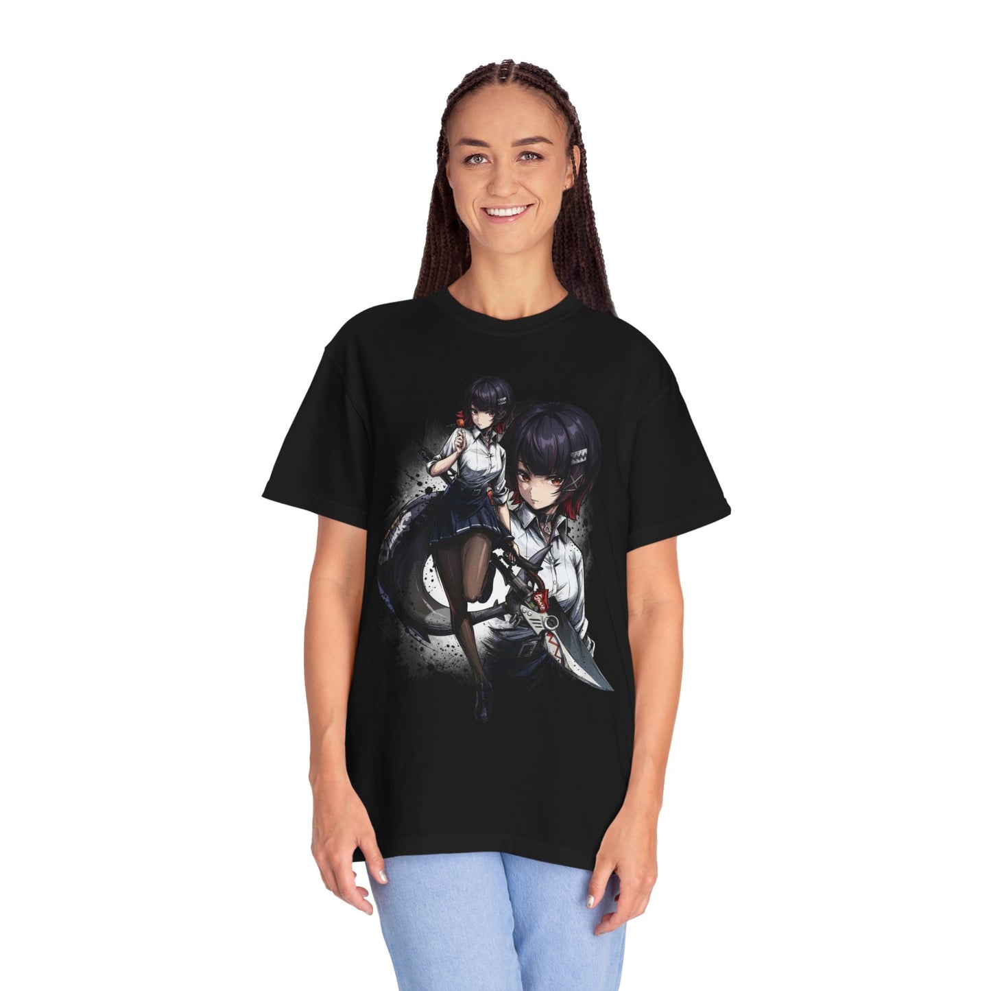 Ellen Joe Jaws Crossover Poster – Shark Maid Surfacing Zenless Zone Zero Fan Art Premium T-Shirt