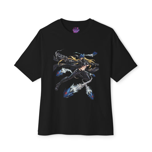 Digimon Beelstarmon Gatling Gunslinger Fan Art Oversized T-Shirt