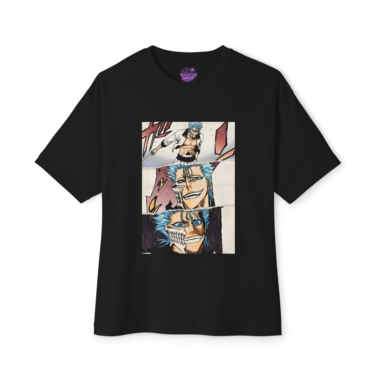 Grimmjow Bleach Retro Manga Panel Graphic Tee