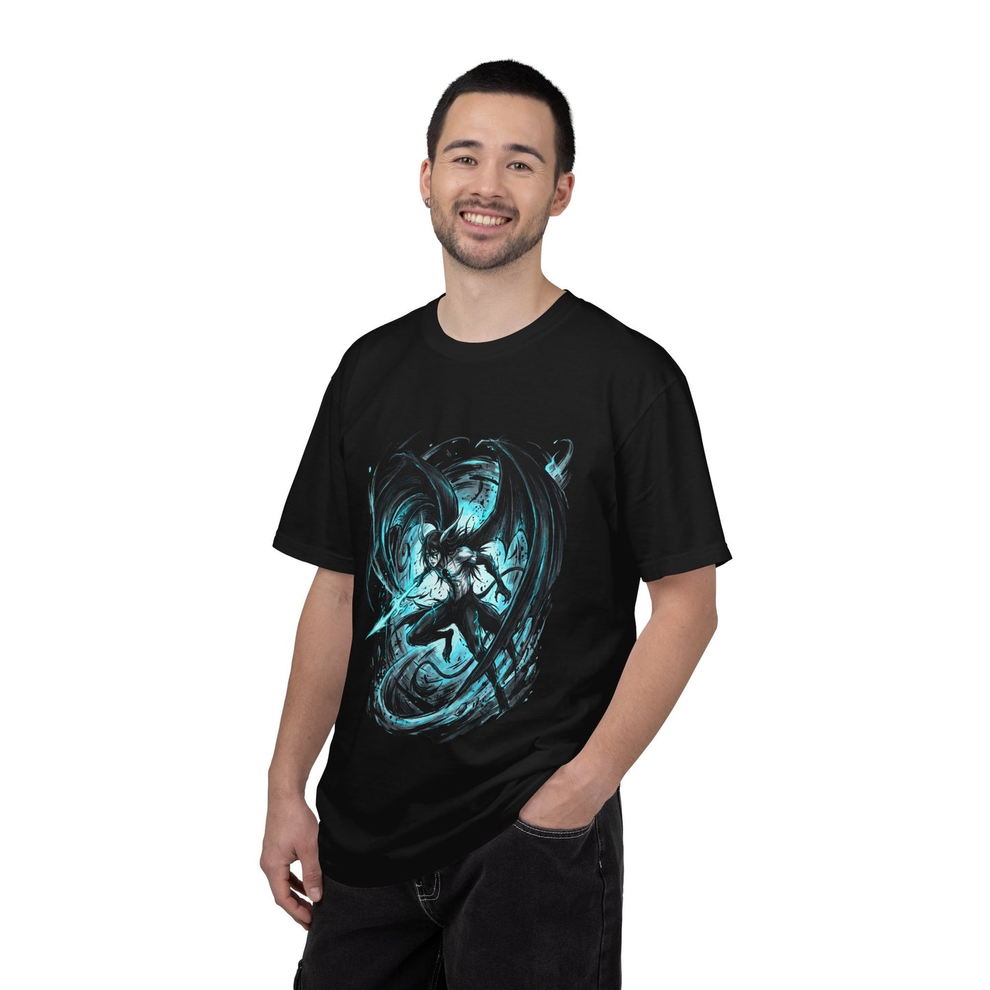 Ulquiorra Cifer Bleach Green Eyes Black Hair Design Premium T-Shirt