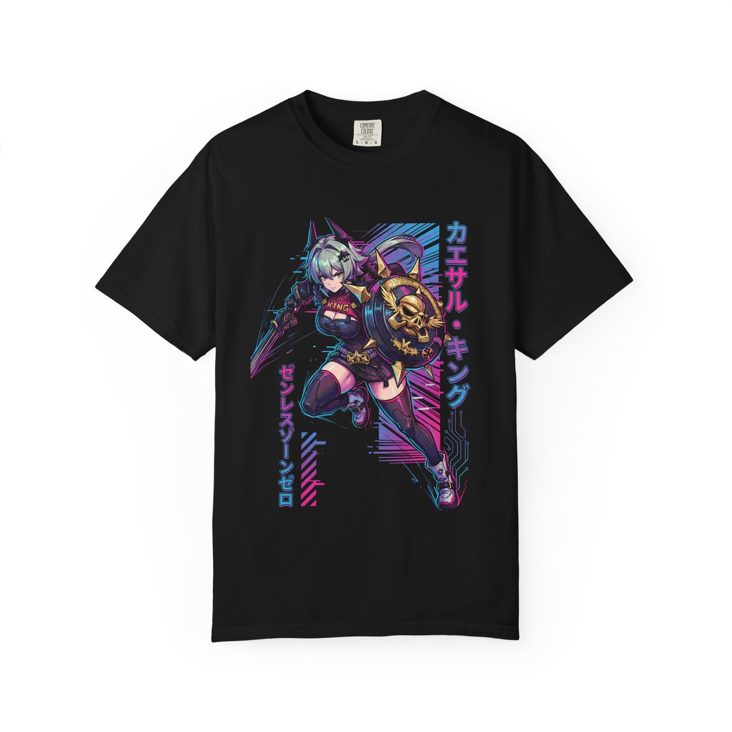 Caesar King Zenless Zone Zero Synthwave Retro Neon Premium T-Shirt