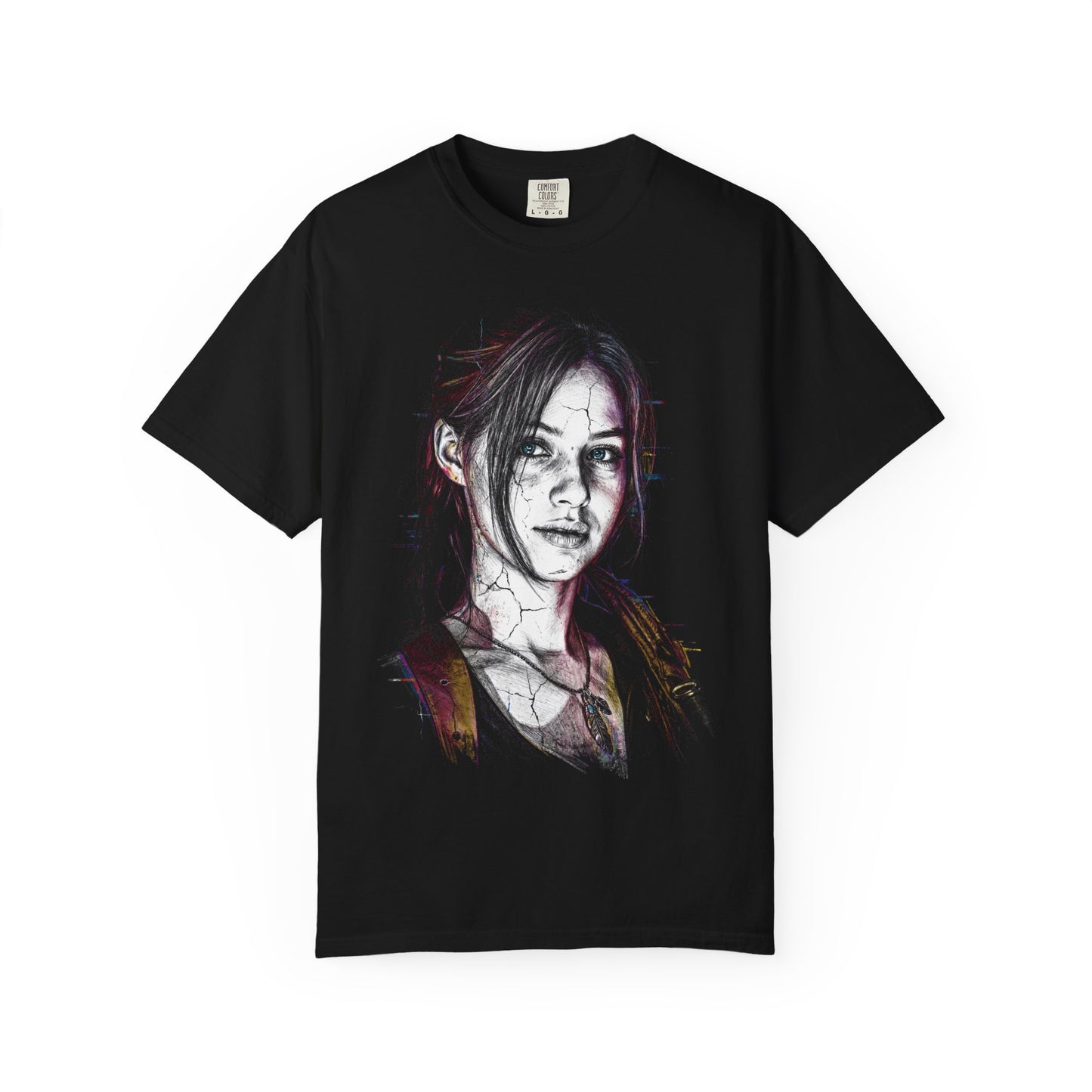 Claire Redfield RE2 Ponytail Leather Jacket Zombie Slayer Portrait Premium T-Shirt