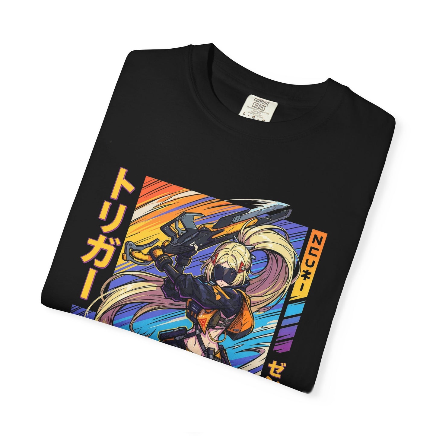 Trigger Zenless Zone Zero Synthwave Retro Neon Sniper Premium T-Shirt